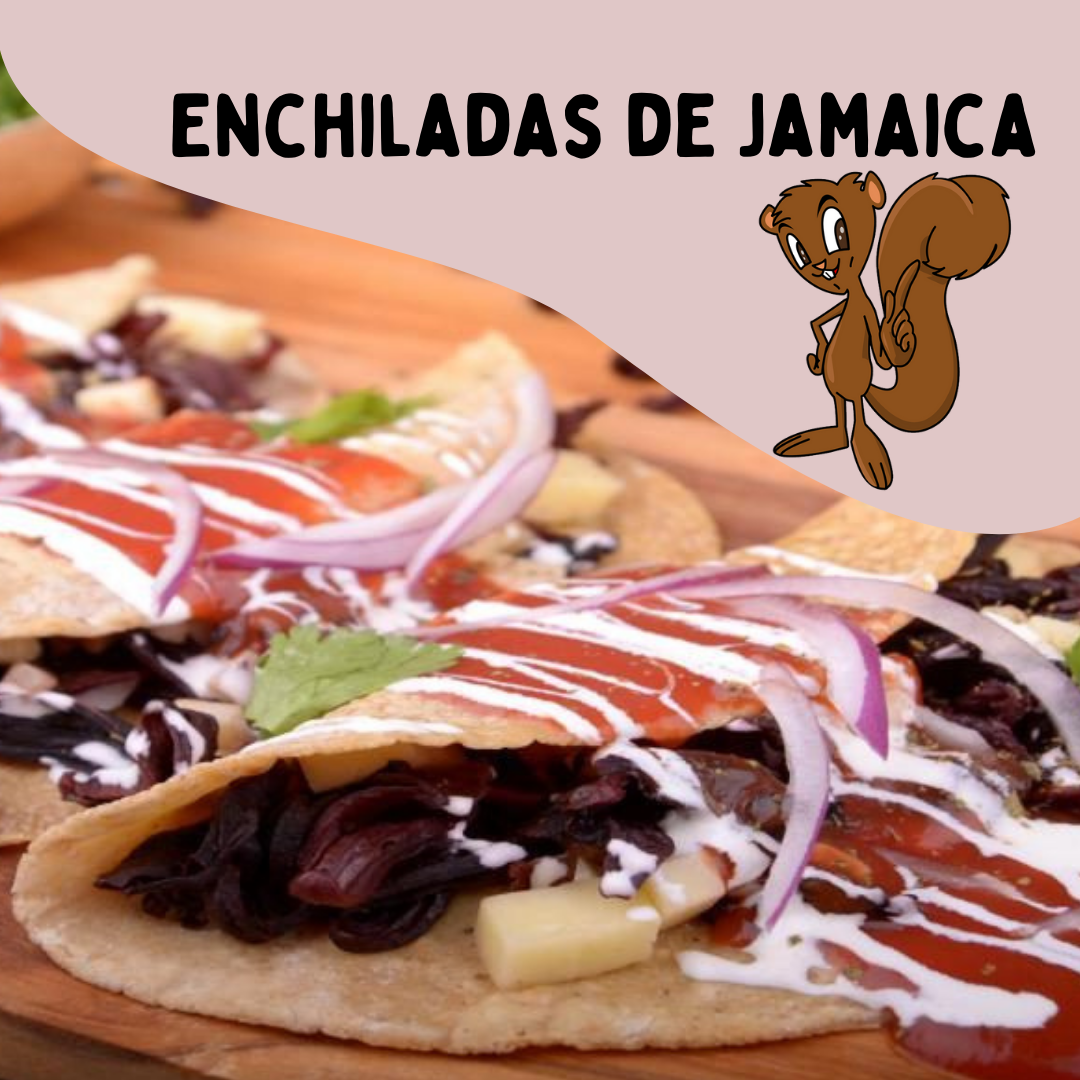 Enchiladas de Jamaica REMANU